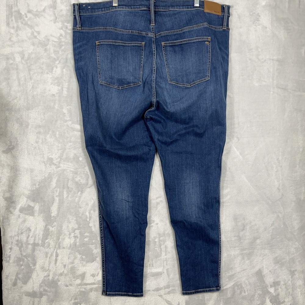 Madewell Curvy High Rise Skinny Womens Plus Size Blue Jeans Size 37 (14W) - Picture 6 of 10